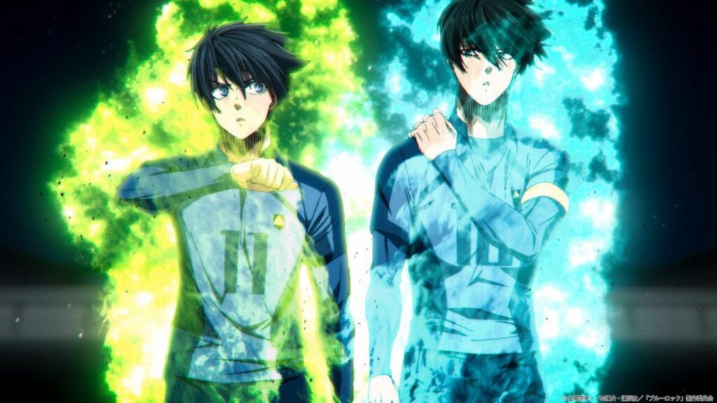 Michael Kaiser voice actor revealed: What to expect in Blue Lock season 3 Blue Lock main characters Yoichi Isagi and Rin Itoshi seen fired up in season 2 episode 13 of the anime