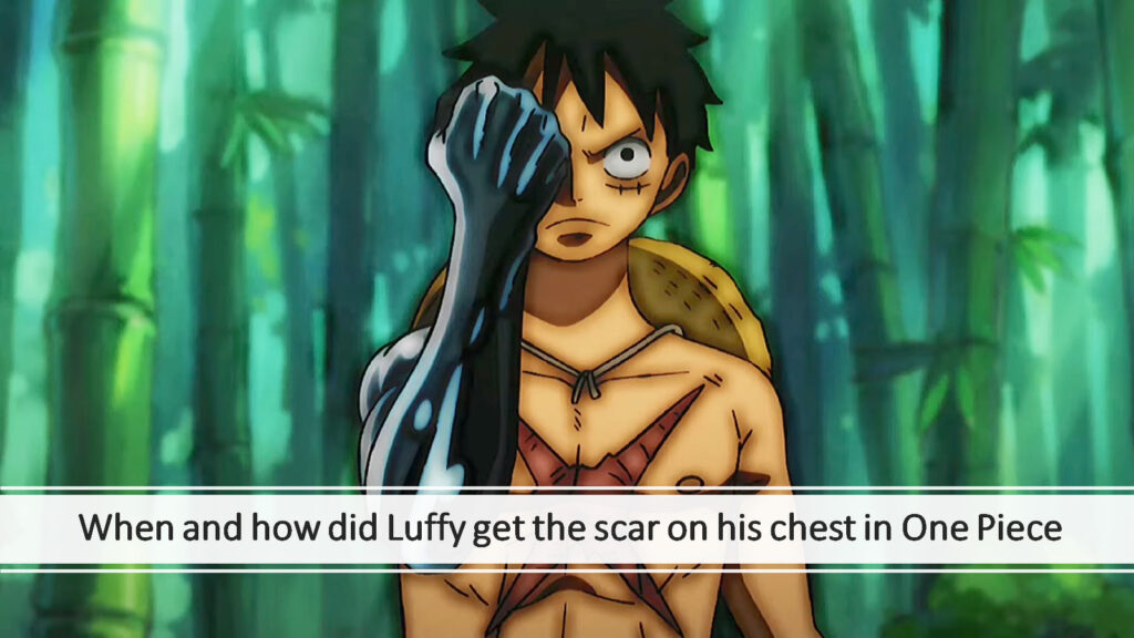 Return date of One Piece Anime? Continuation of the Egghead arc Image for article on how and when Luffy got the scar on his chest in One Piece