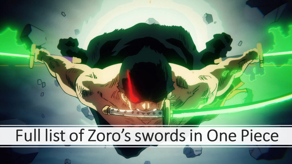 In-depth debate on Zoro's height Zoro from One Piece featuring in ONE Esports article on the power ranking of Zoro’s swords