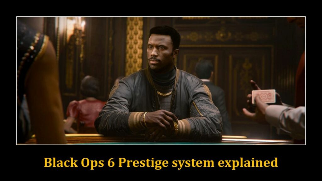 When is Ranked Play coming to Black Ops 6? Troy Marshall in a casino in ONE Esports' image for Black Ops 6 Prestige system