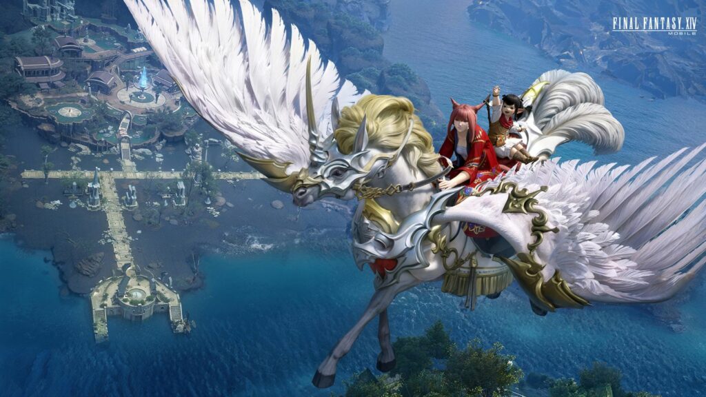Final Fantasy 14 mobile release date -- exciting details! Final Fantasy 14 flying