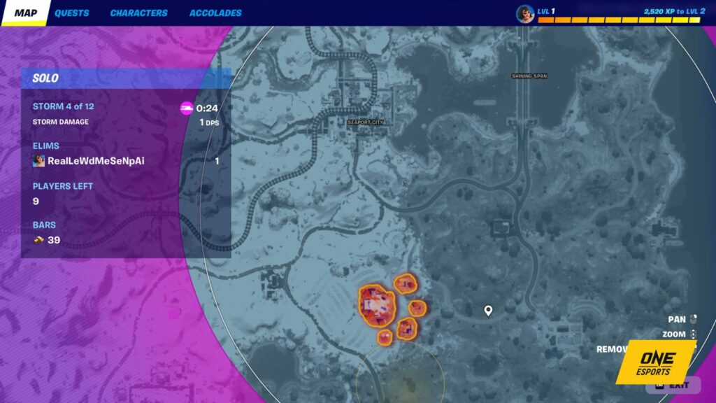 Shoguns Arena site in Fortnite Shoguns Arena Fortnite map