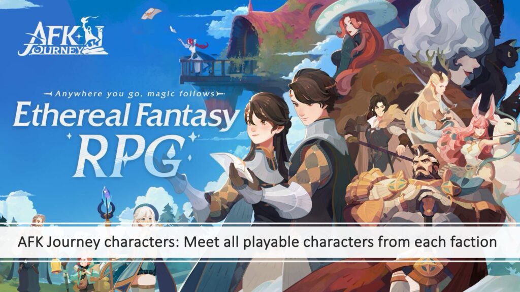 Valid Love and Deepspace codes and how to redeem them (January 2025) AFK Journey characters featuring Merlin and some of the playable characters