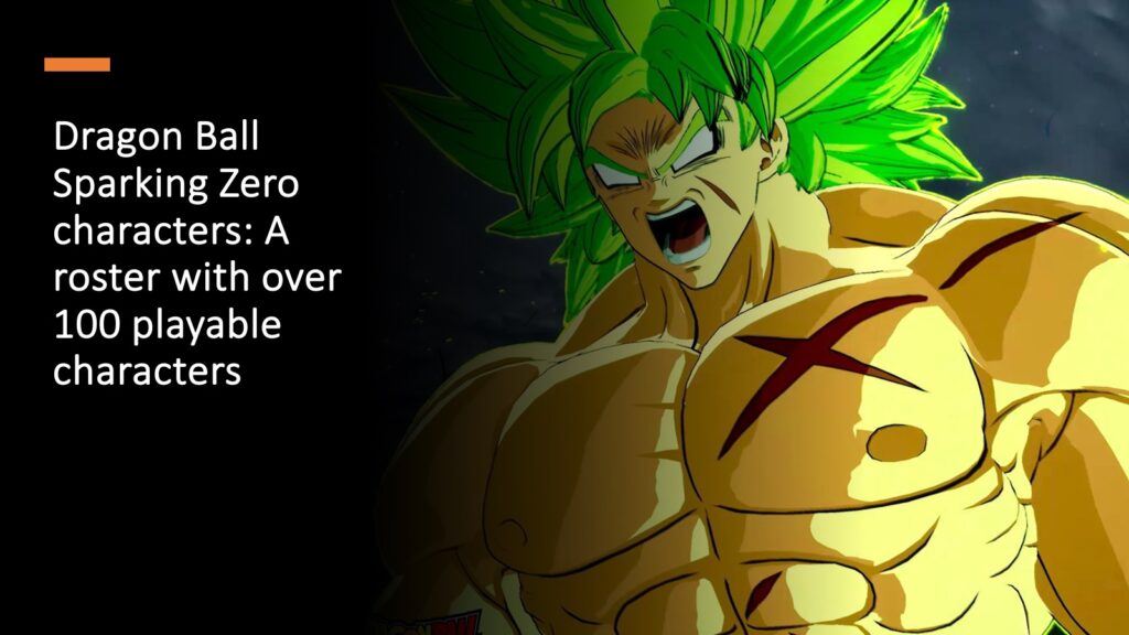 Character list Dragon Ball Sparking Zero