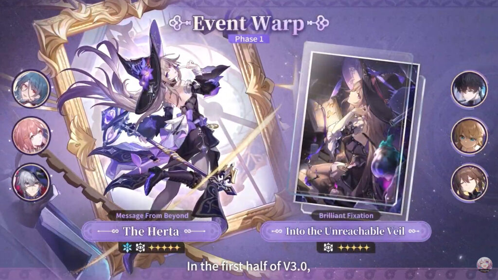 List of characters, light cones, release date in Honkai Star Rail 3.0 banners The Herta, Natasha, Asta, and Moze featured in Honkai Star Rail 3.0 banners