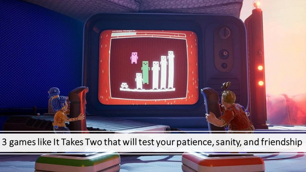May and Cody completing a task in It Takes Two