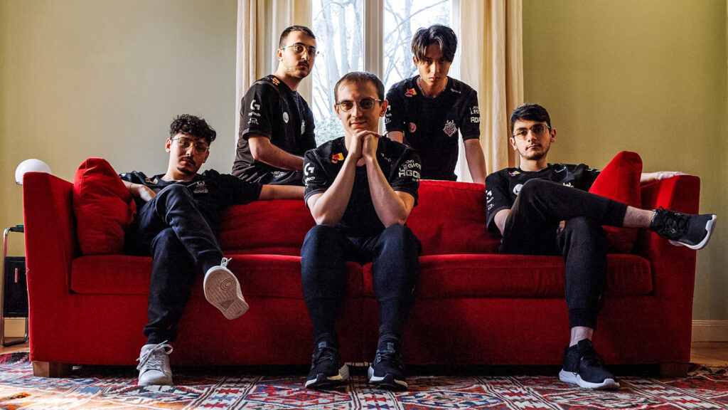 G2 dissolves dominant roster, signs fresh talents for 2025 G2 Esports' League of Legends player roster for season 2025 featuring BrokenBlade, SkewMond, Caps, Hans Sama, and Labrov