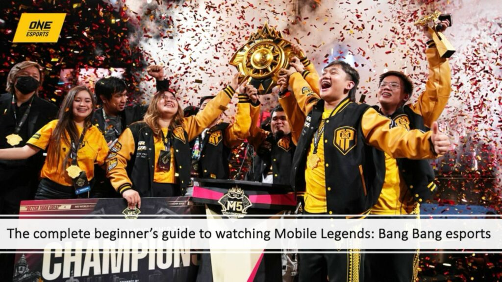 Schedule, format, teams, where to watch: Snapdragon Season 6 APAC Challenge Season MLBB Beginner's guide to watching Mobile Legends: Bang Bang esports article with the image of AP Bren winning the M5 World Championship.
