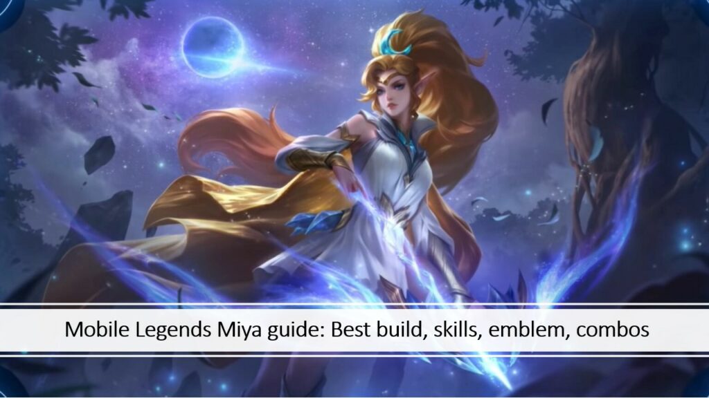 The exceptional Miya combo that will take enemies totally by surprise Mobile Legends Moon Priestess Miya wallpaper accompanied by hero guide caption