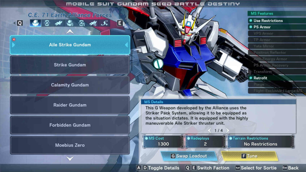 Steps to pre-order Mobile Suit Gundam SEED Battle Destiny Remastered Mobile Suit Gundam SEED Battle Destiny Remastered Gundam Menu screen