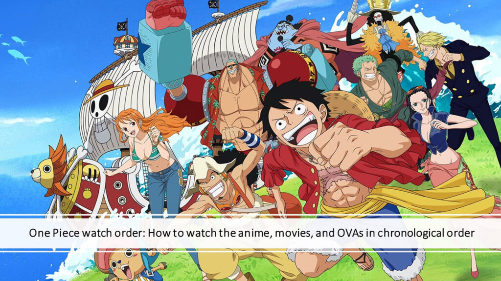 Deciphering the value of a Berry in One Piece Image showing members of the Straw Hat Pirates from One Piece, featured in an article that provides a chronological viewing order for the anime, movies, and OVAs