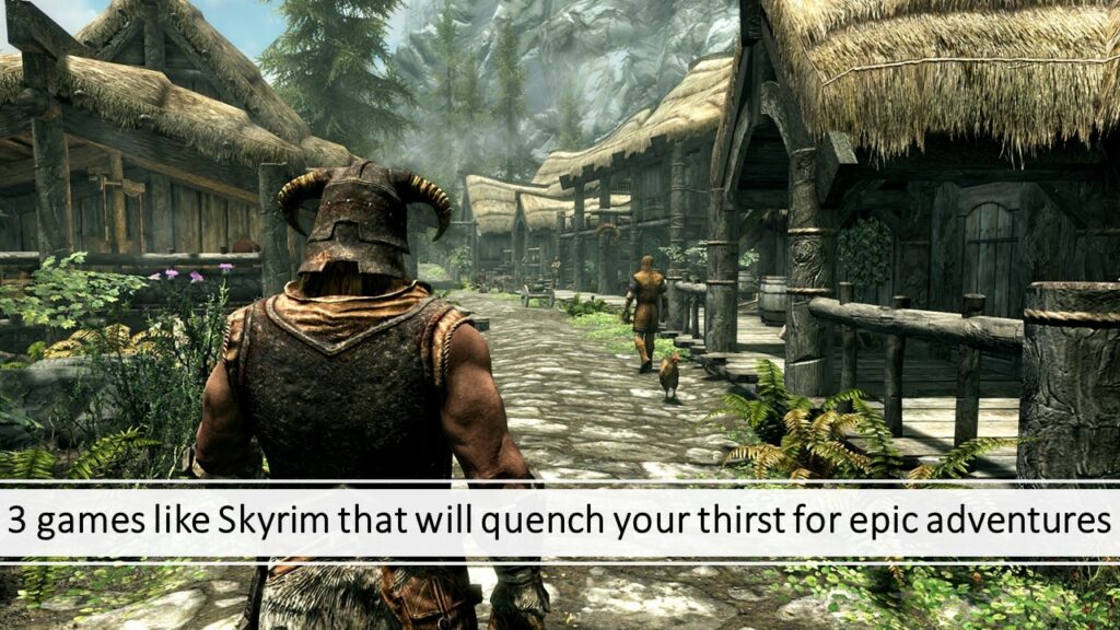 Avowed Premium Edition: Outfit your allies for combat with these stellar skin packs The Dragonborn in the featured image of the ONE Esports article "3 games like Skyrim that will satiate your desire for epic adventures"